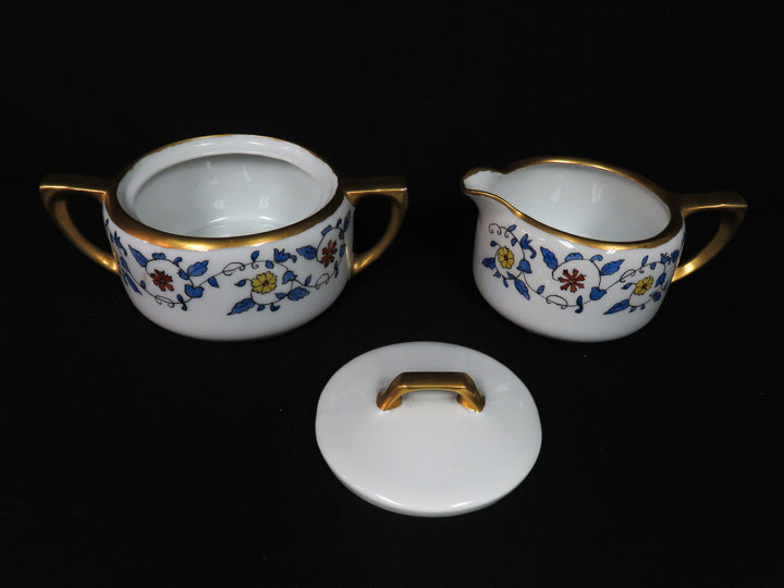 Vintage Cream & Sugar Set