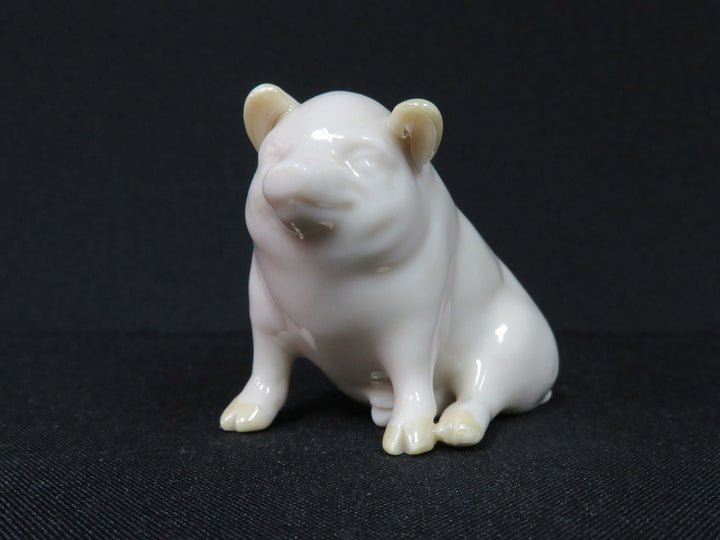Belleek Pig Figurine