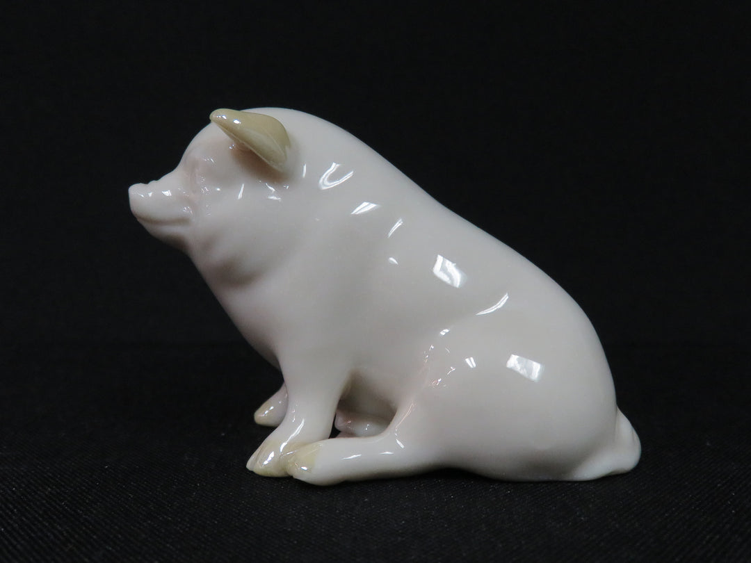 Belleek Pig Figurine