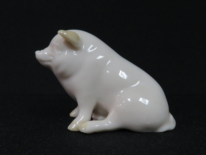 Belleek Pig Figurine
