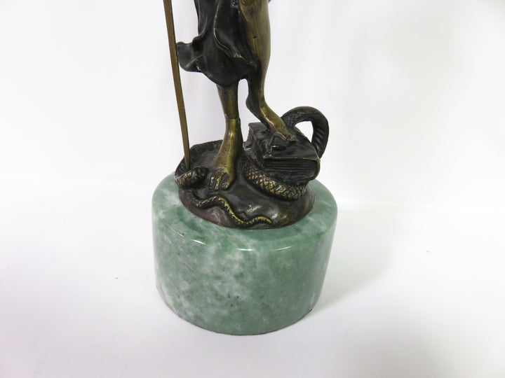 Mounted "Blind Justice" Sculpture