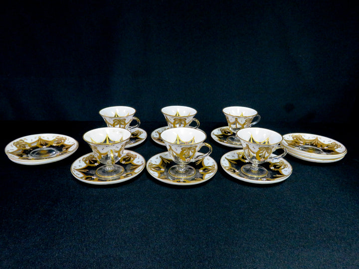 Venetian Cups and Saucers