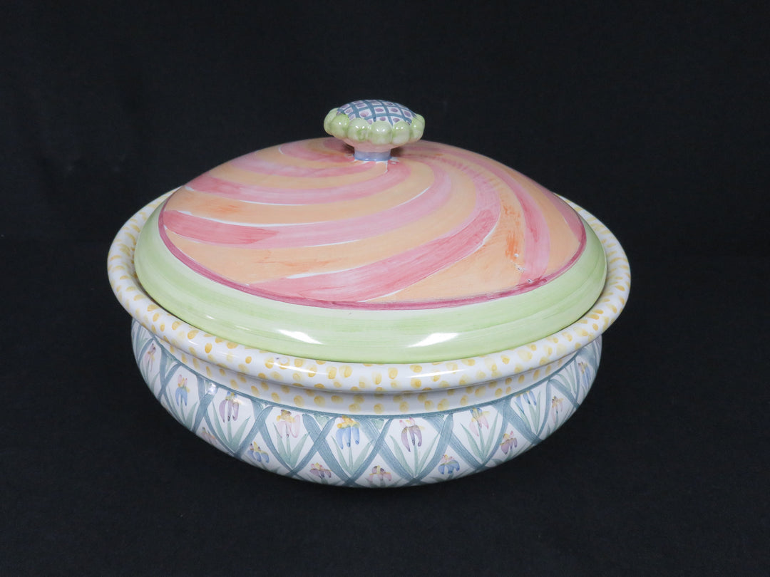 MacKenzie-Childs Covered Bowl