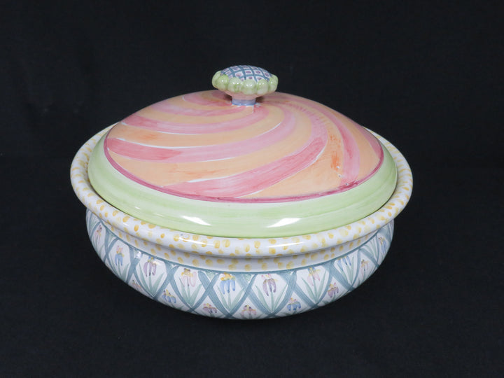 MacKenzie-Childs Covered Bowl