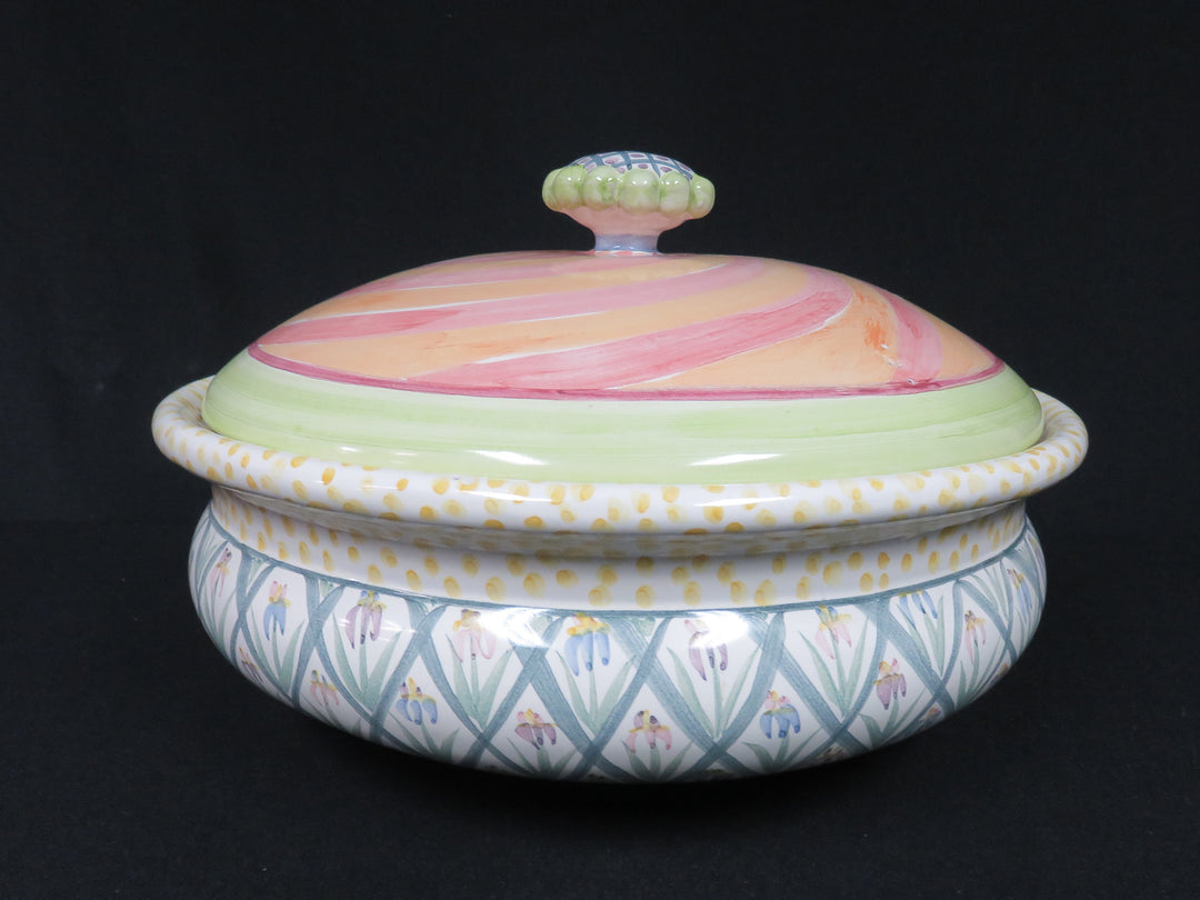 MacKenzie-Childs Covered Bowl