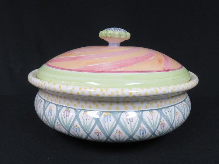 MacKenzie-Childs Covered Bowl