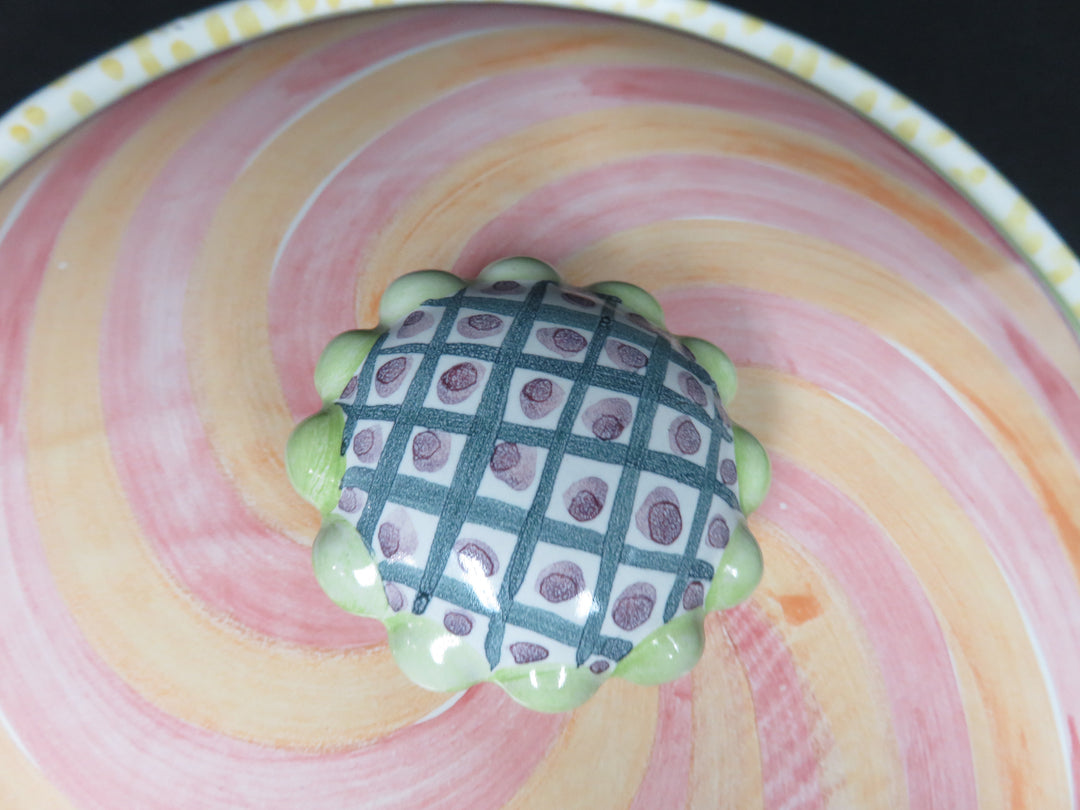 MacKenzie-Childs Covered Bowl