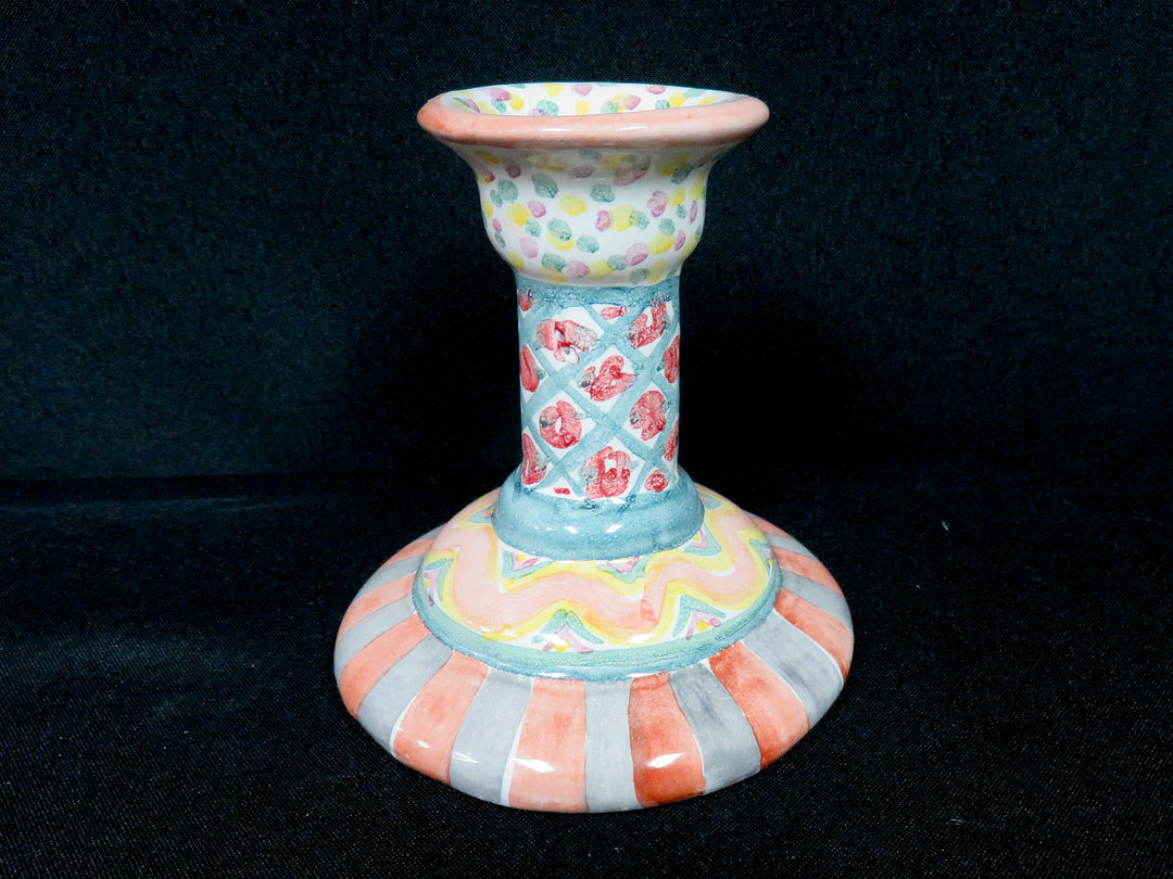 MacKenzie-Childs Rose Cottage Candleholder