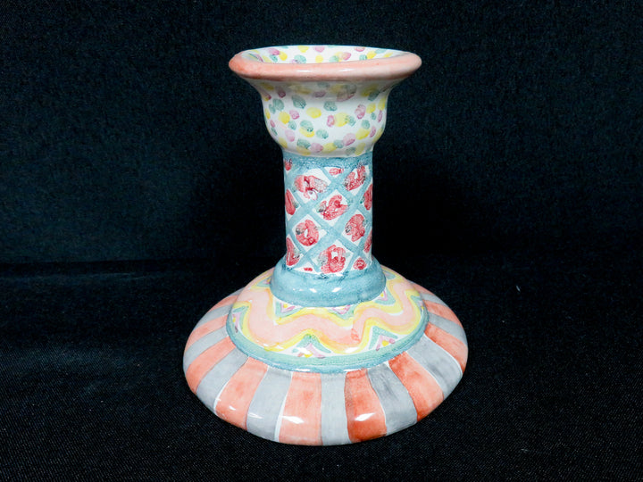 MacKenzie-Childs Rose Cottage Candleholder