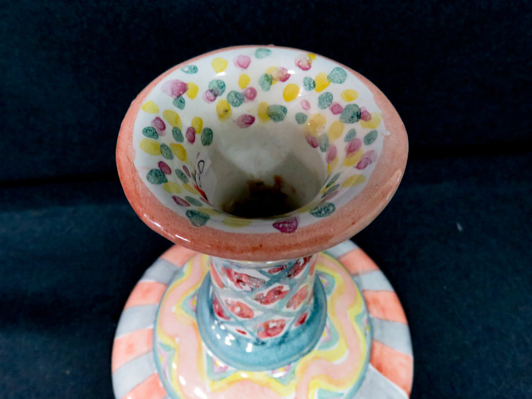 MacKenzie-Childs Rose Cottage Candleholder