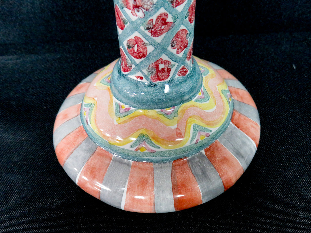 MacKenzie-Childs Rose Cottage Candleholder