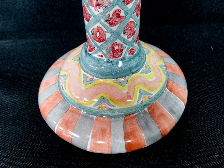 MacKenzie-Childs Rose Cottage Candleholder
