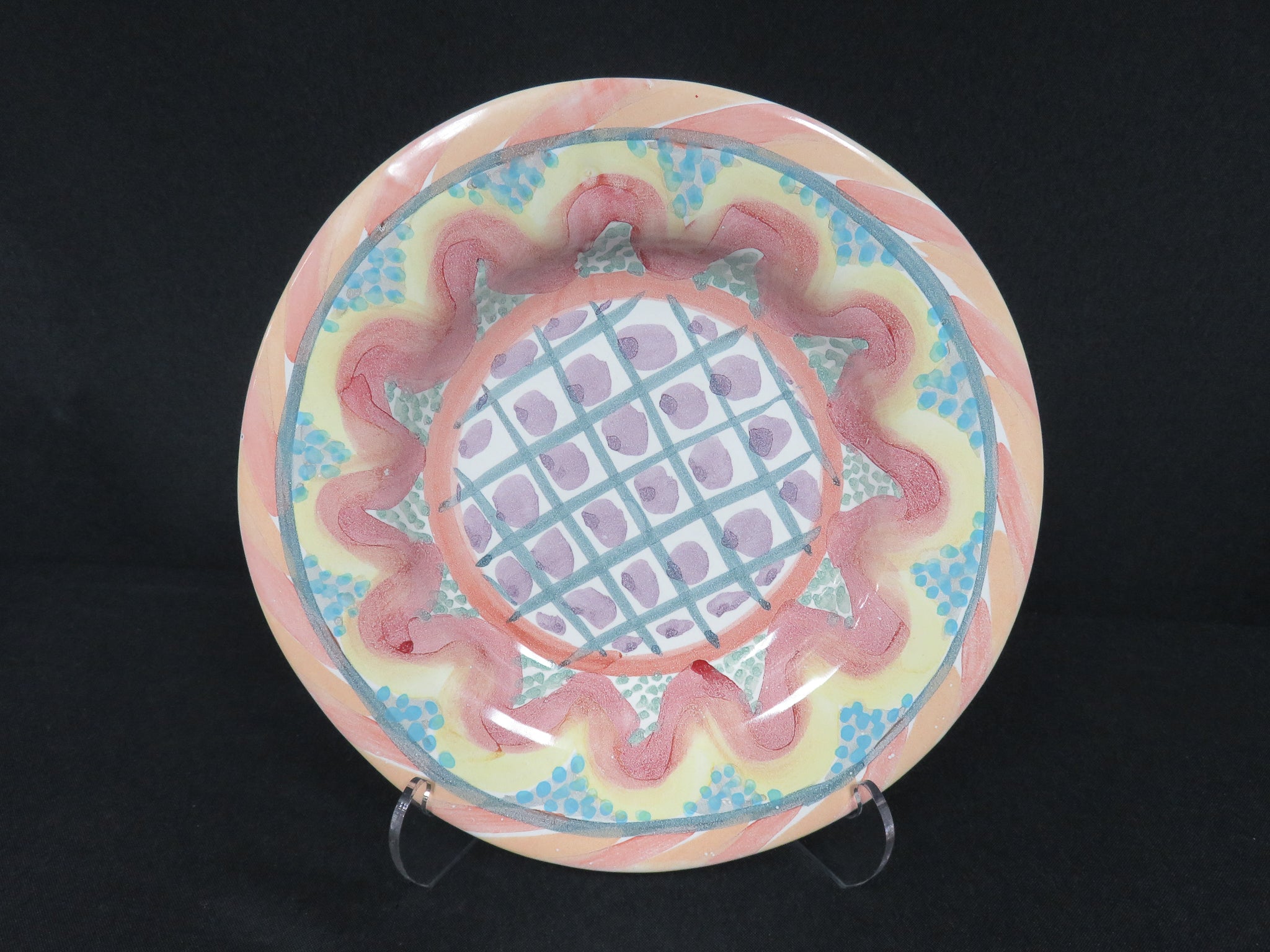 マッケンジーチャイルズ　ボウル MacKenzie-Childs | Royal Check Extra Large Everyday Bowl