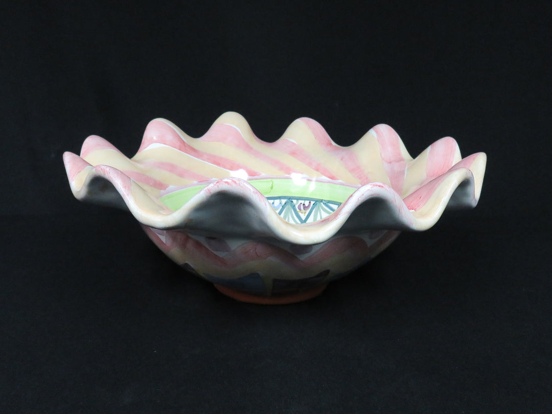 MacKenzie-Childs Centerpiece Bowl