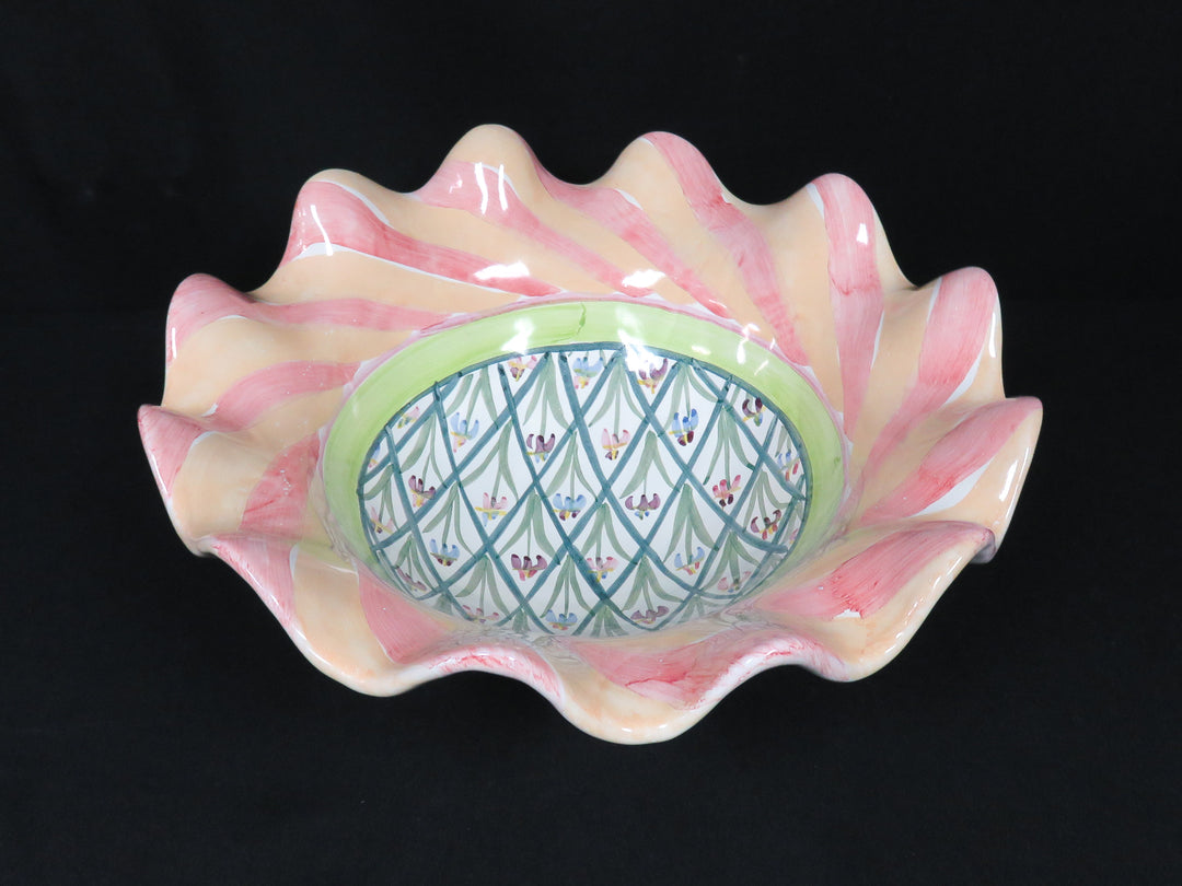 MacKenzie-Childs Centerpiece Bowl