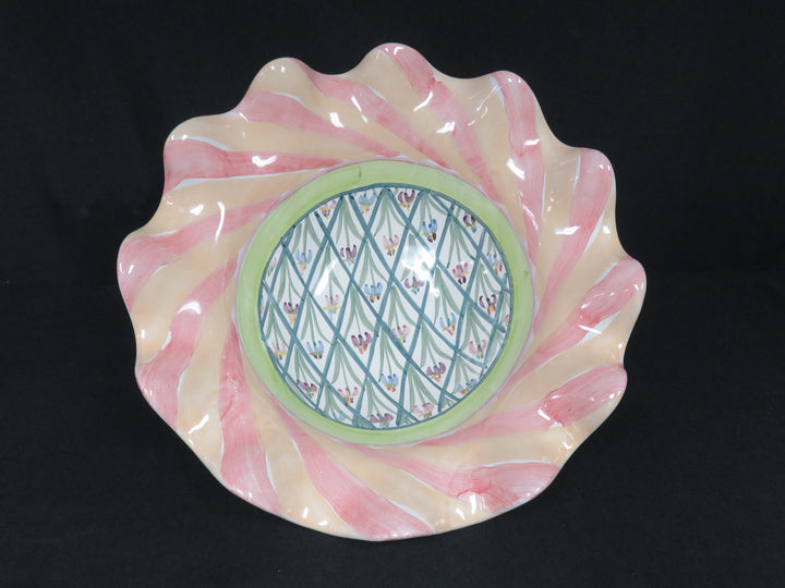 MacKenzie-Childs Centerpiece Bowl