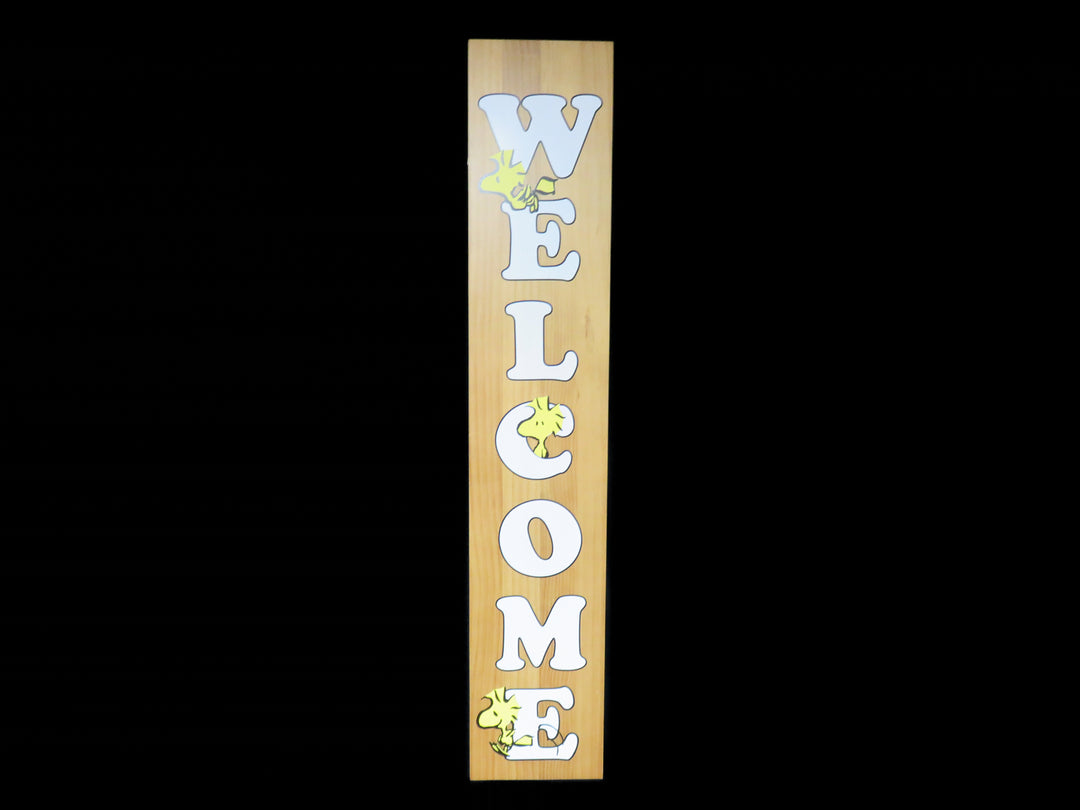 Wood Welcome Plaque