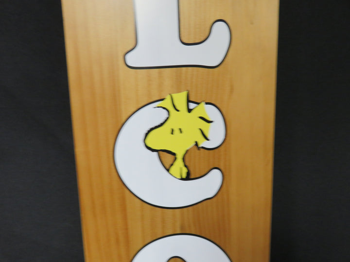 Wood Welcome Plaque