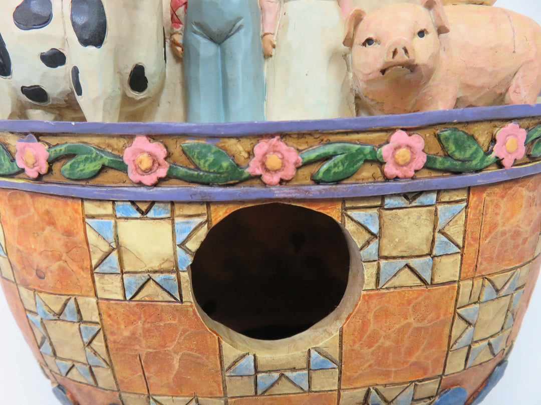 Jim Shore Noah's Ark Bird House