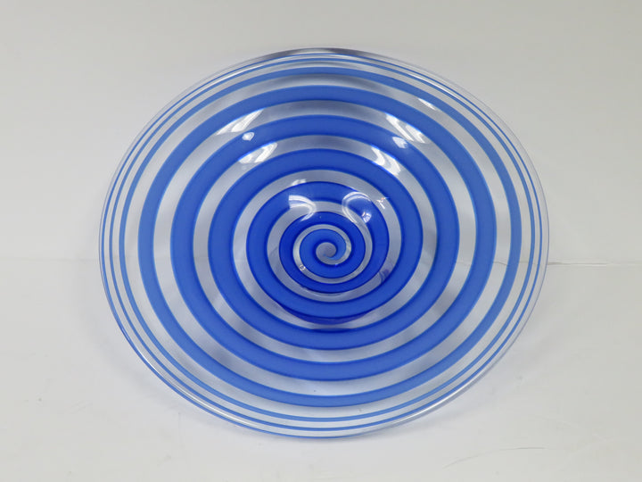Cobalt Swirl Centerpiece Bowl