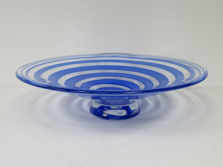 Cobalt Swirl Centerpiece Bowl