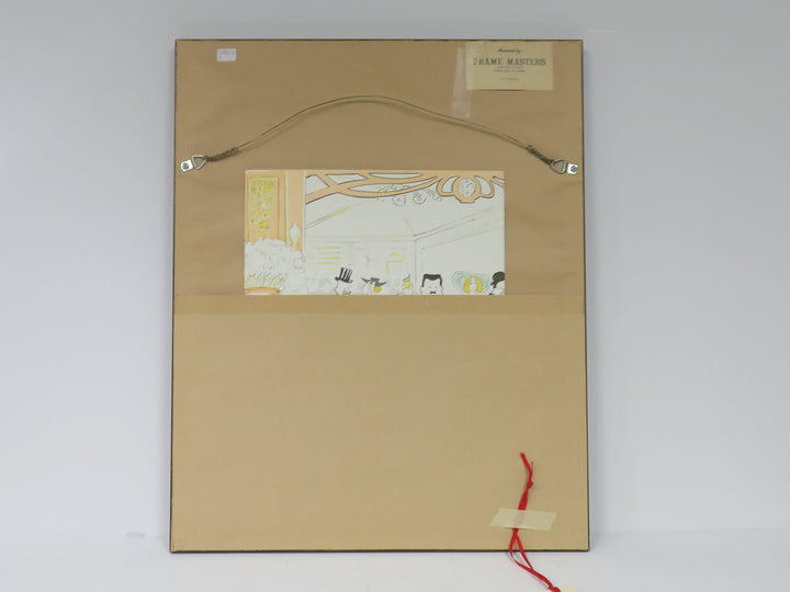 Maxim's Paris Restaurant Menu Print