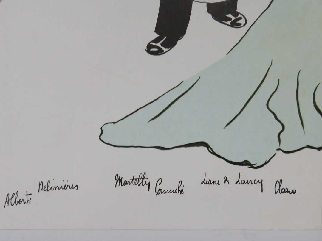 Maxim's Paris Restaurant Menu Print