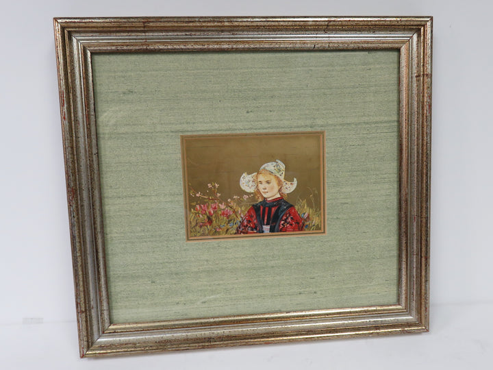 Dutch Girl Print by Edna Hibel