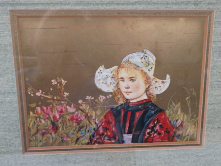 Dutch Girl Print by Edna Hibel