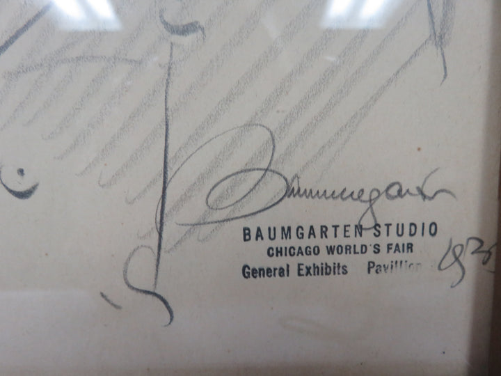 Pencil Sketch from Chicago World's Fair