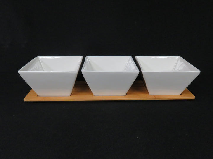 Condiment Tray and Bowl Set