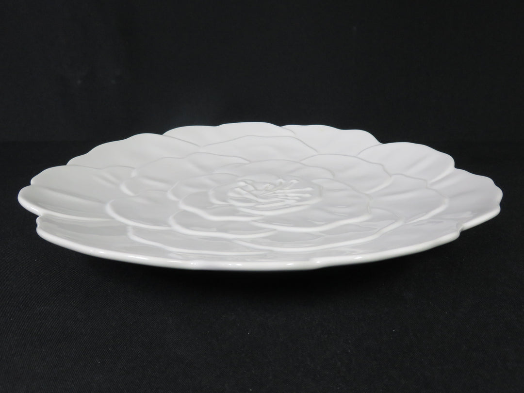 Raised Flower Serving Plate