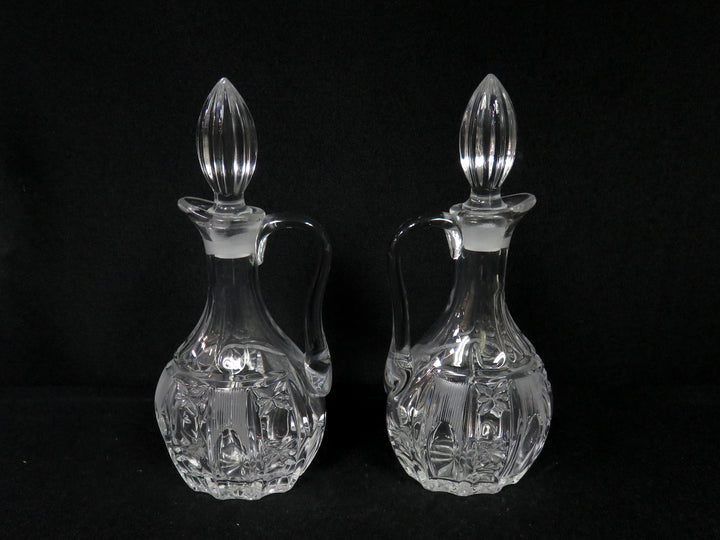 Glass Cruet Pair