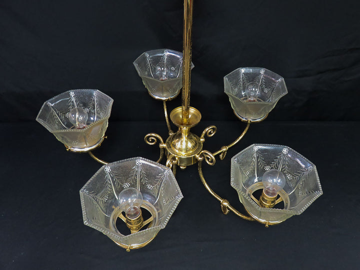 Brass Chandelier