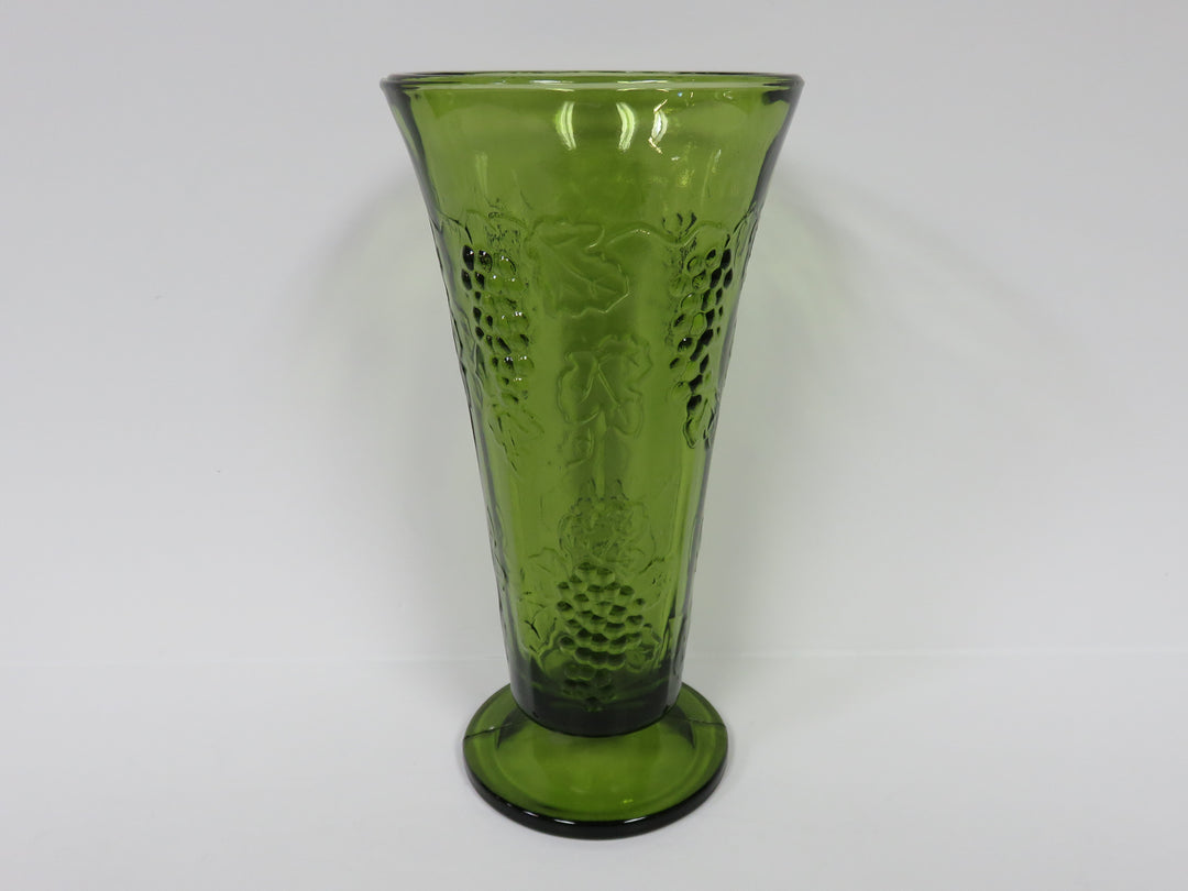 Vintage Green Glass Vase