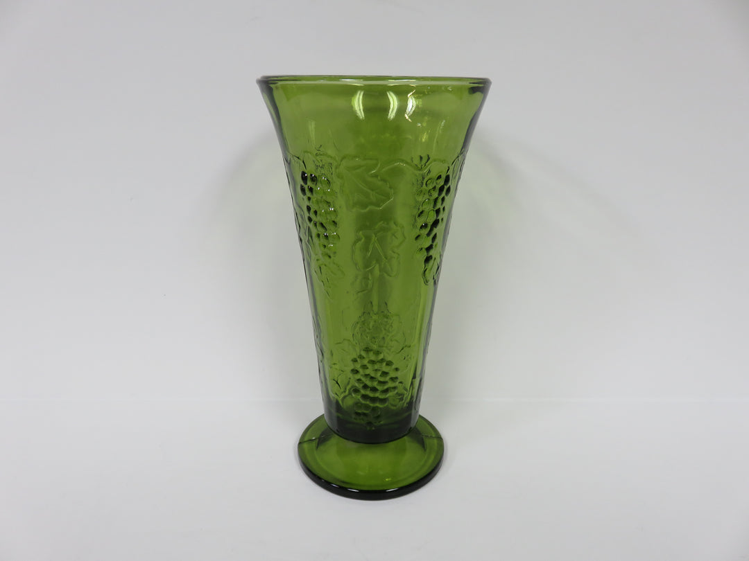 Vintage Green Glass Vase