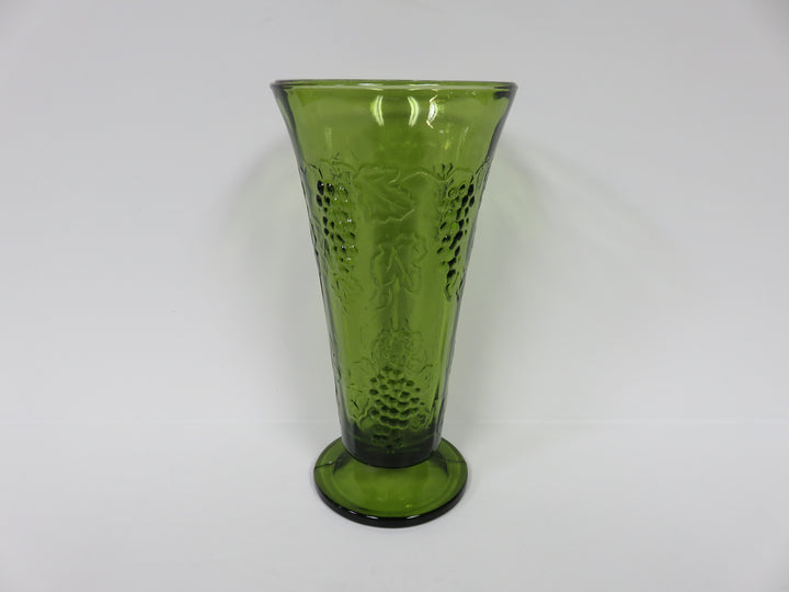 Vintage Green Glass Vase