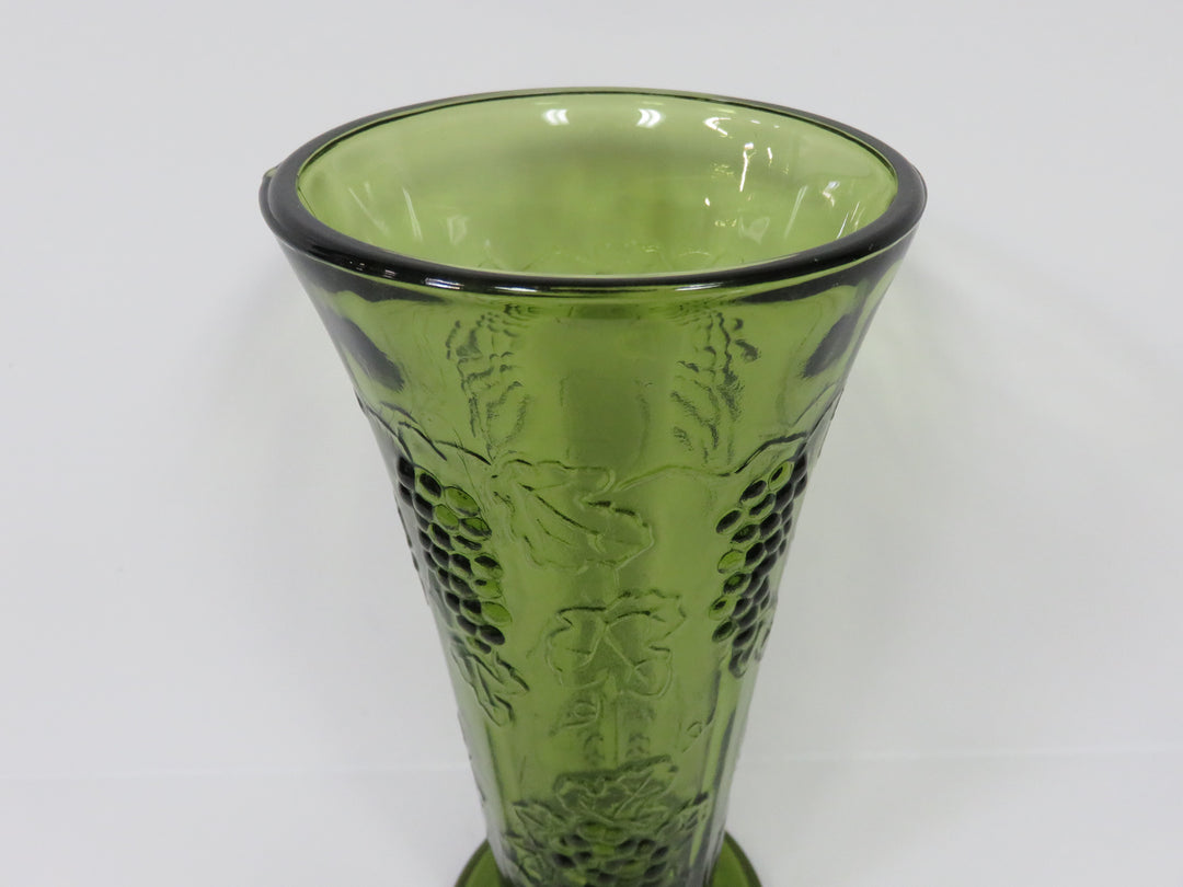 Vintage Green Glass Vase