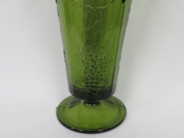 Vintage Green Glass Vase