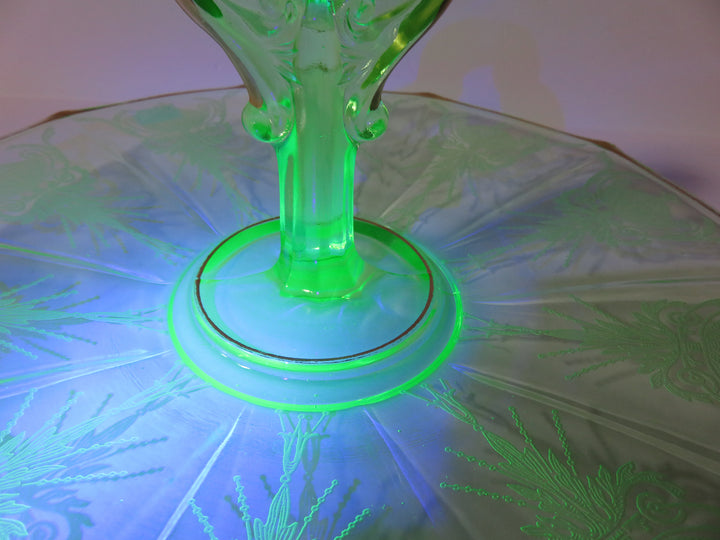 Vintage UV Reactive Tidbit Tray