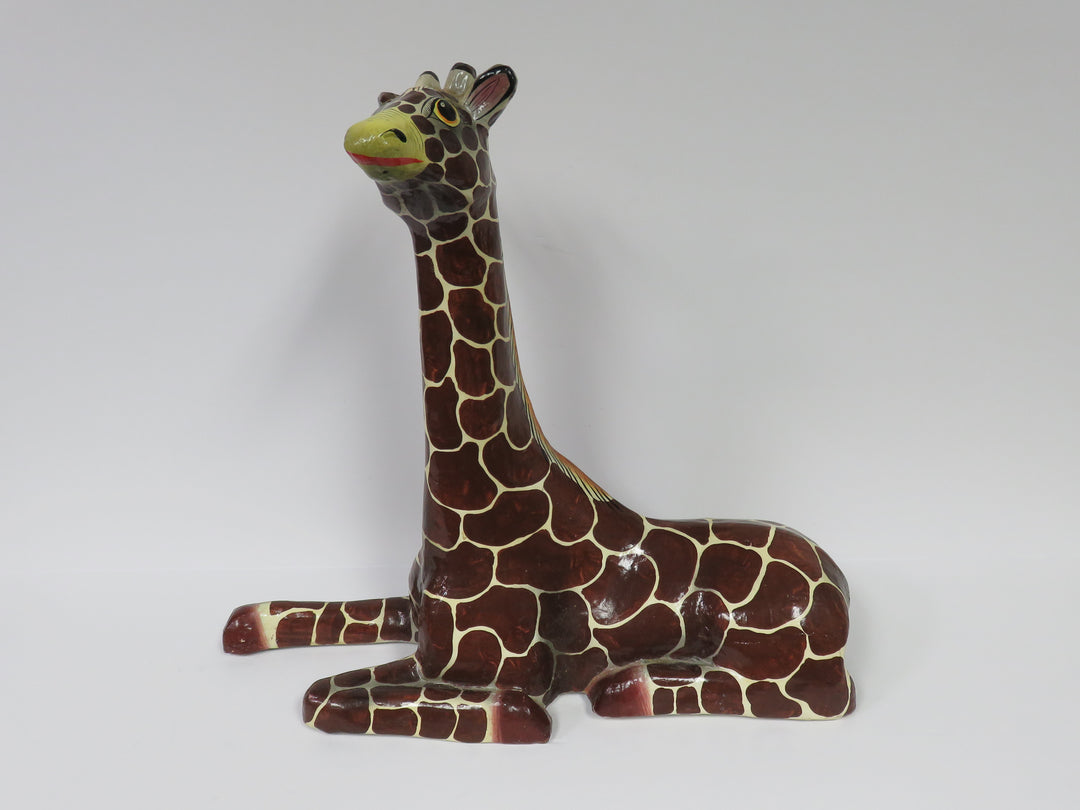 Artisan Made Seated Giraffe