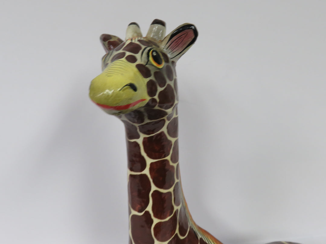 Artisan Made Seated Giraffe
