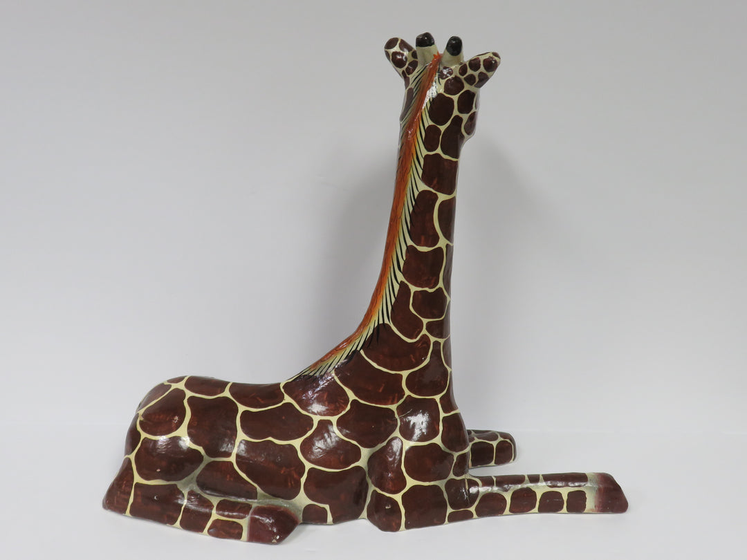 Artisan Made Seated Giraffe