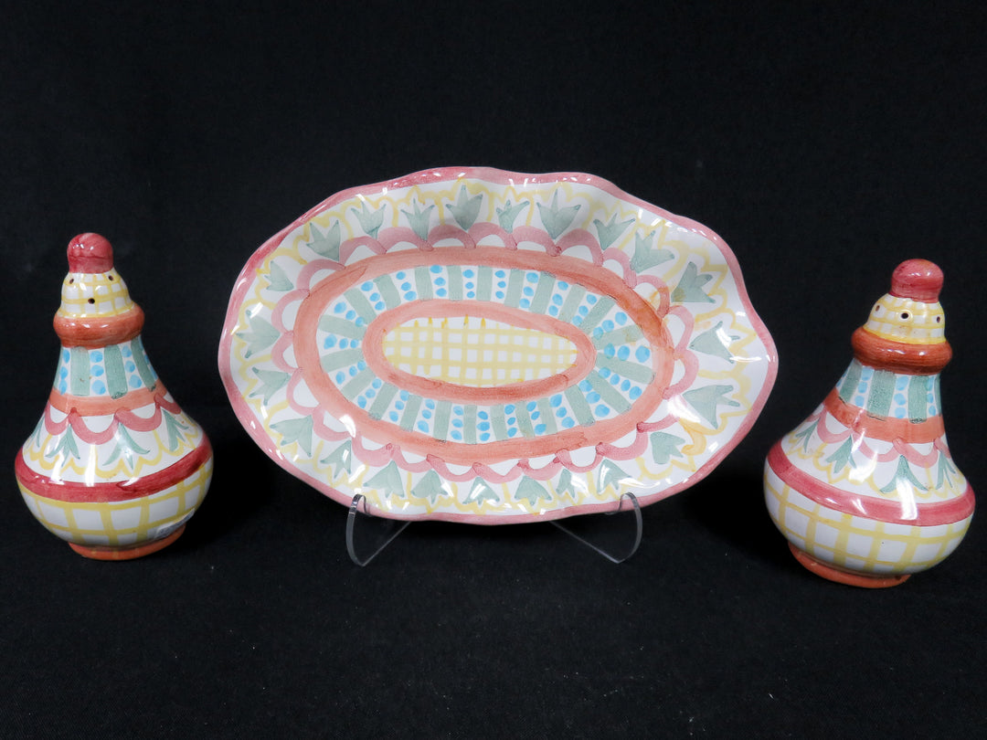 MacKenzie Childs Salt and Pepper Set