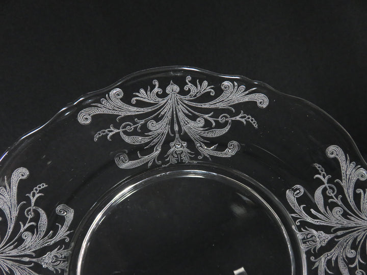 Etched Salad Plates