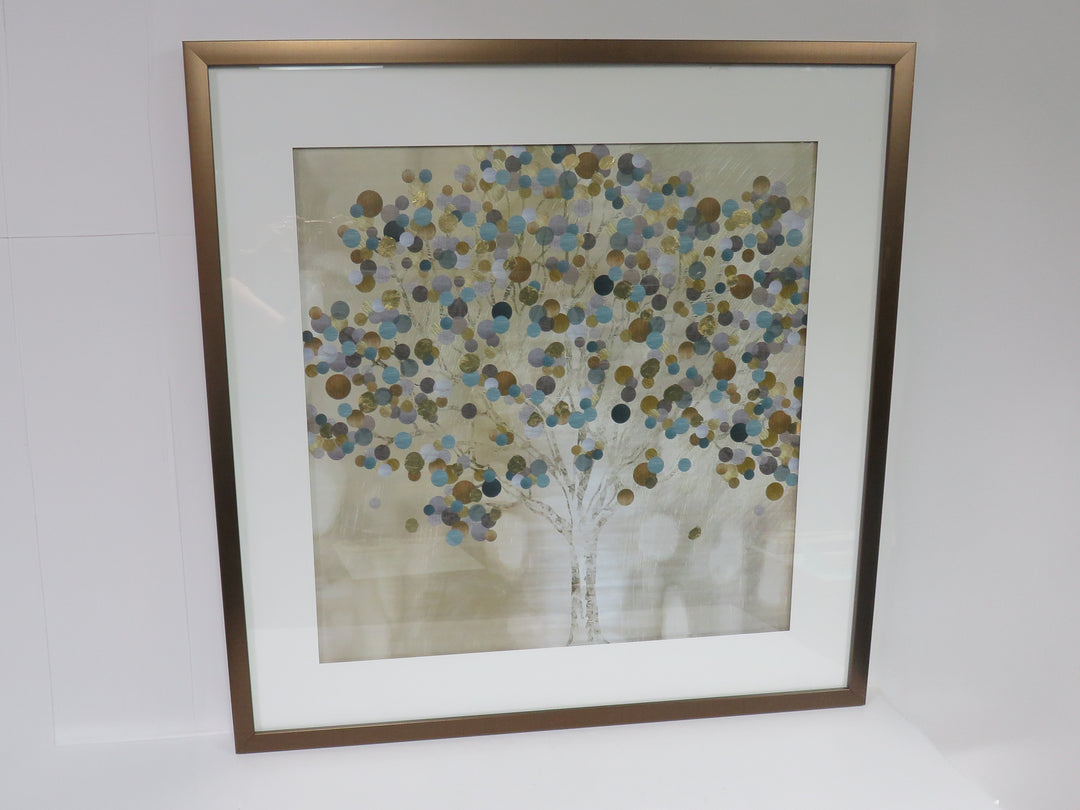 "A Teal Tree" Print