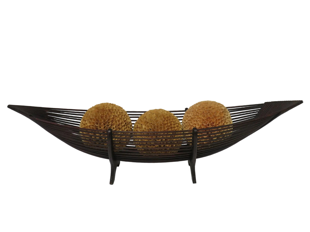 Rattan Centerpiece Basket