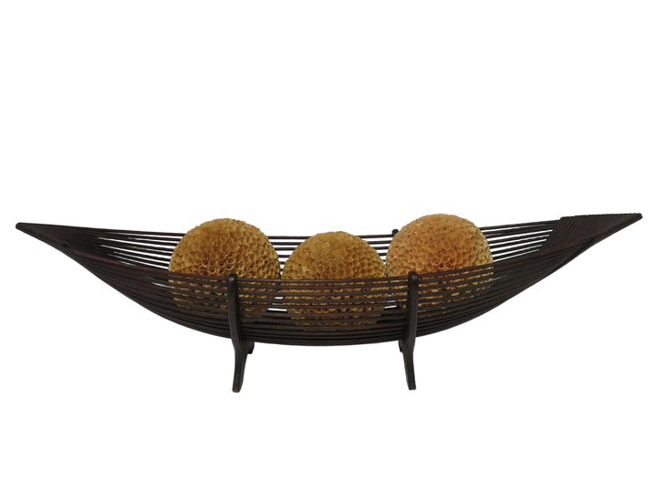 Rattan Centerpiece Basket