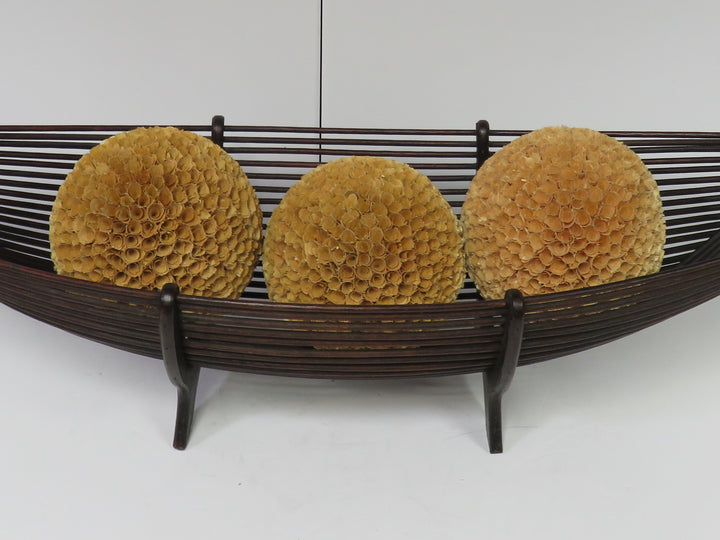 Rattan Centerpiece Basket