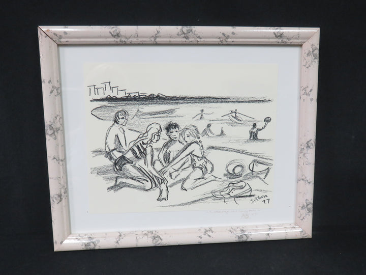 Original Charcoal Drawing Artwork